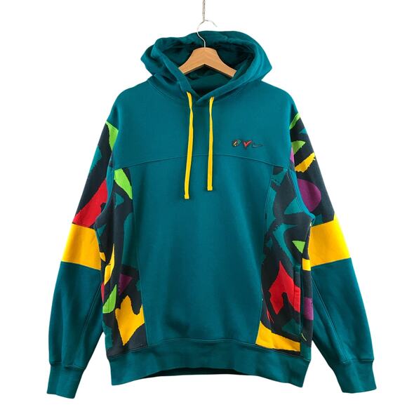 Nike Other - Nike Peace Love Basketball Hoodie Mens M  Pullover Sweatshirt Teal